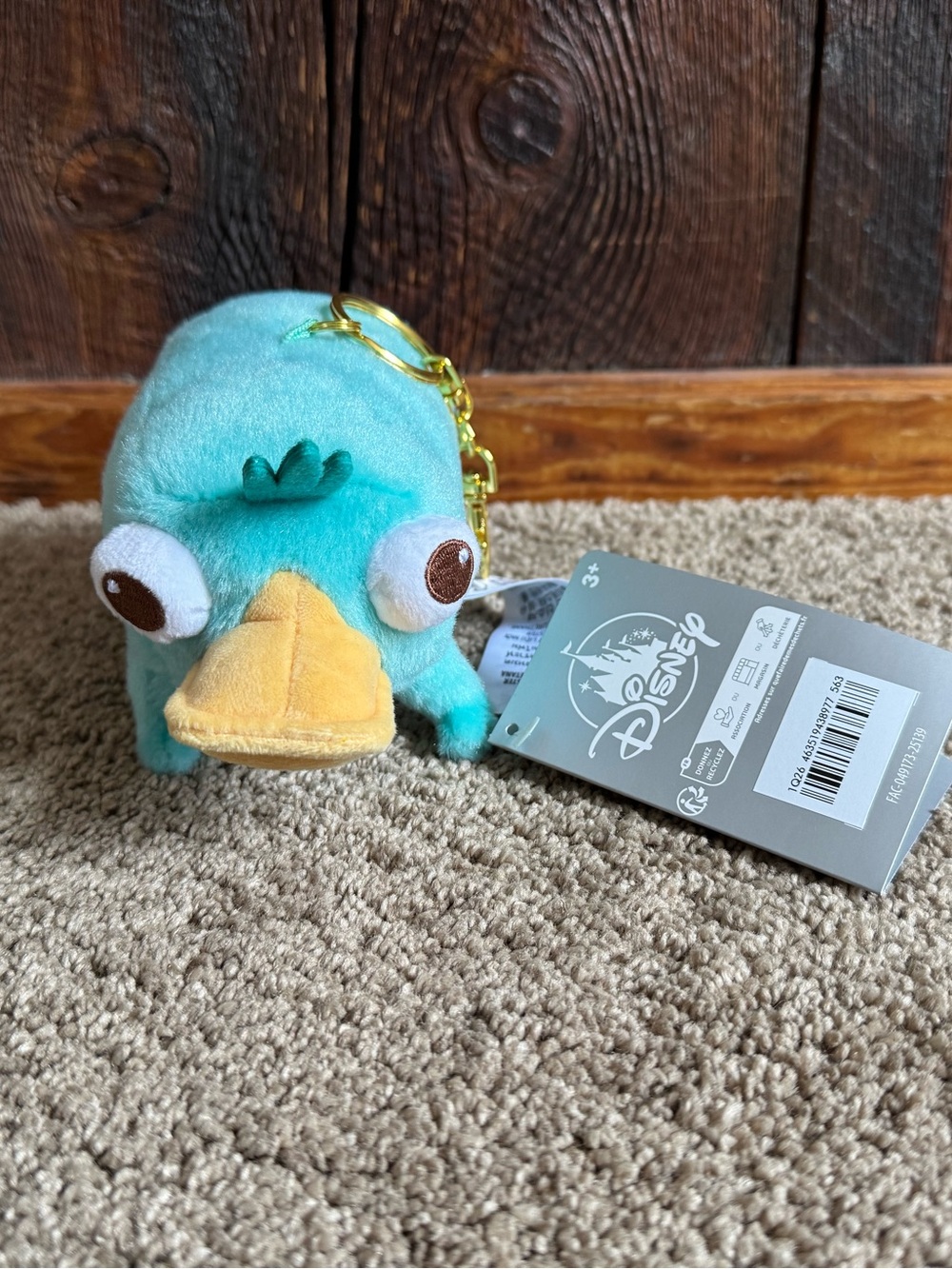NWT Perry the Platypus Plush Bag Charm - Picture 3 of 3